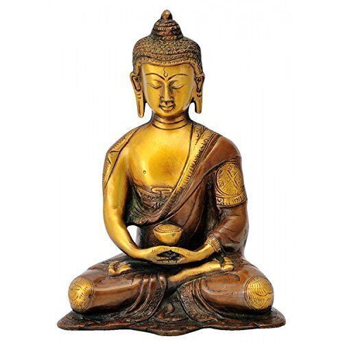 Statue bouddha laiton - statue,
