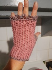 mitaines en laine fait main