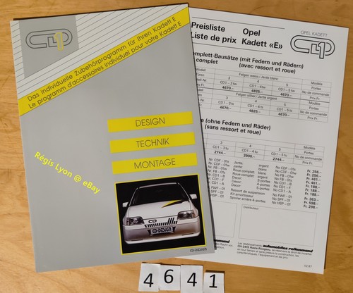 Design opel kadett - cd,