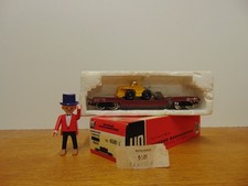 JOUEF Wagon surbaissé transport de scraper ref 6581