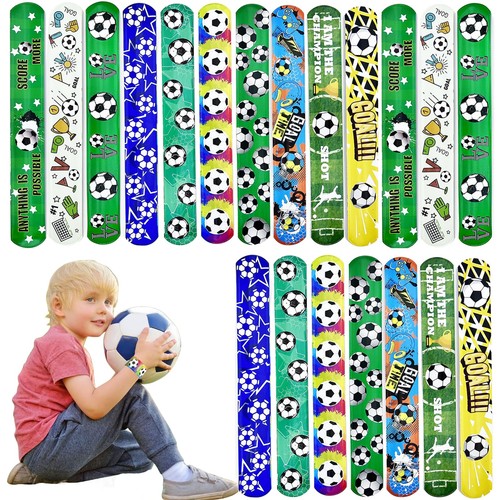 24pcs football slap bracelet - slap,