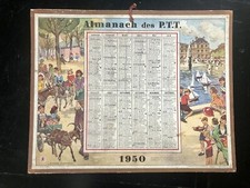 Almanach  Calendrier 1950 Oise