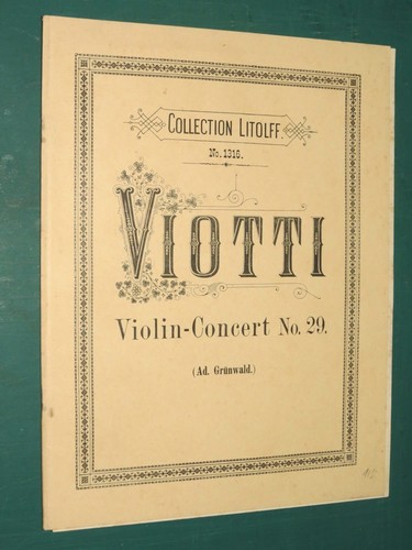 Partitions violon - violon, et