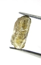 Ancien Naturel Diamant 6.59TCW SI1 Grisâtre Jaune Capsule Forme Pour Cadeau