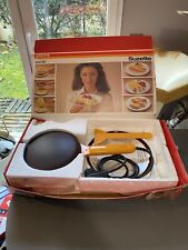 vintage crêpière KRUPS Suzette type 285 année 70 orange complète en boite