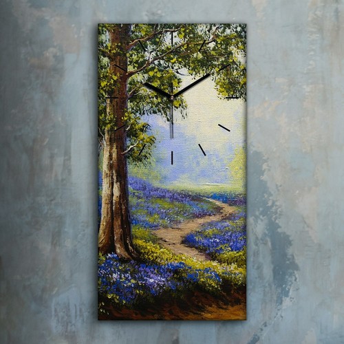 Horloge décorative sur toile