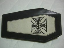 Portefeuille mural en cuir