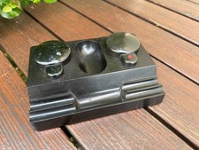 Encrier double en bakélite Art Deco