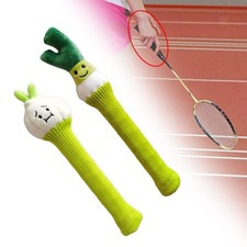 Couverture de poignée de raquette de badminton, protection décorative de