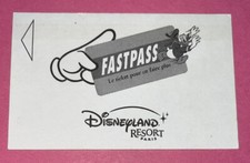 carte Fastpass Disneyland
