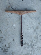 ANCIENNE TARIÈRE À BOIS 54CM