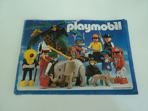 Playmobil vintage leaflet - vintage,