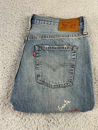 Jean levis 501 bleu coupe - jean,