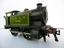 HORNBY "O"  VINTAGE  LOCO MÉCANIQUE LNER 460  TÔLE LITHO  L 19   ÉTAT DE JEU