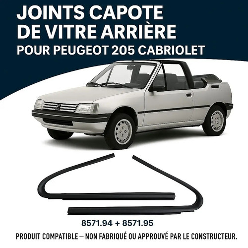 Joints capote vitre - joints,