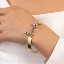 Bracelet GUESS Doré Et Strass