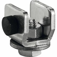 Helm Agricole Butée de Rail Court Portail Coulissant Cale-Porte pour Acier Gummi