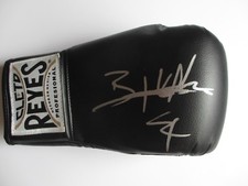 BERNARD HOPKINS SIGNED BLACK CLETO REYES BOXING GLOVE DC/COA (EXECUTIONER)