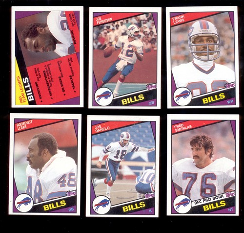 1984 buffalo bills set - set, joe