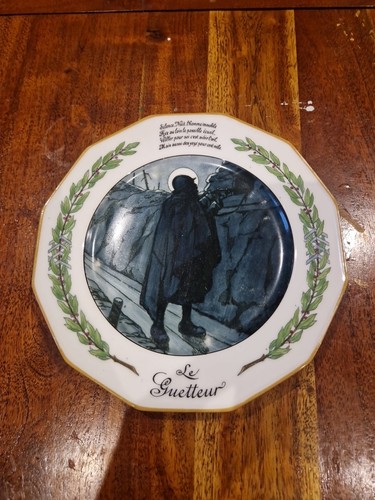 Rare assiette porcelaine - rare, en