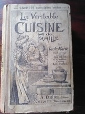 LIVRE ANCIEN-La Véritable Cuisine par Tante Marie -TARIDE - 1935