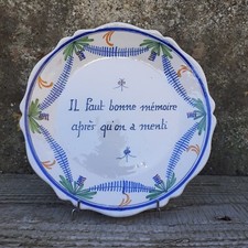 Assiette Nevers Ancienne