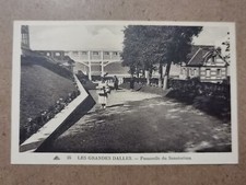 CPA 76 LA GRANDES DALLES - Passerelle du Sanatorium 