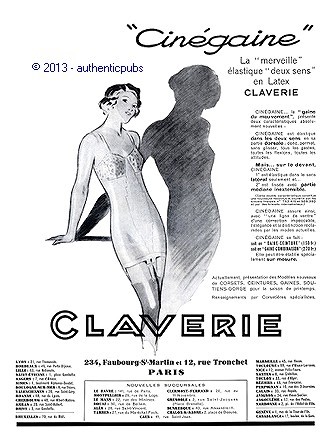 Publicite claverie cinegaine - publicite,