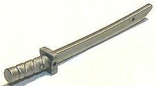 Lego Minifigure Armes Plates Argent Épée, Shamshir/Katana