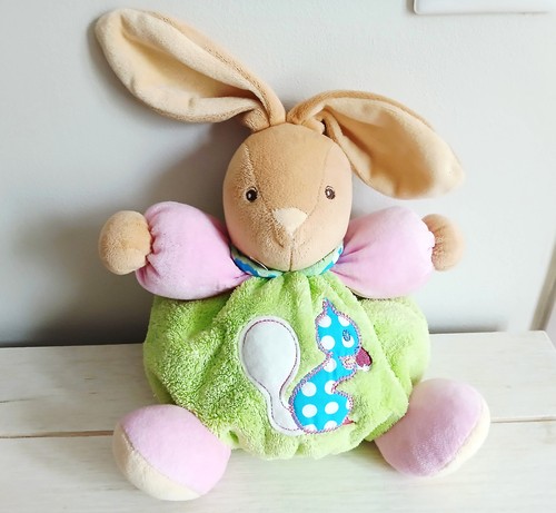 Kaloo doudou lapin boule rose - lapin,
