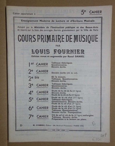 Fournier cours primaire - fournier,