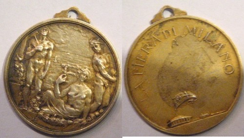 Médaille argent doré - argent,