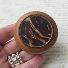 BOITE 1900 En Bois Imitation Ecaille Old Box