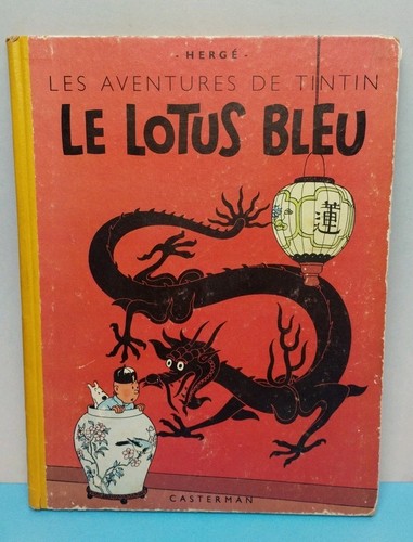 Tintin lotus bleu b10 - lotus,