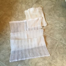 Lot de Trois 3 Rideaux 49 cm x