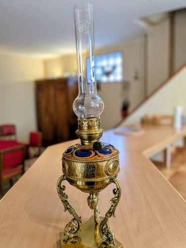 Lampe pétrole xixe - à,