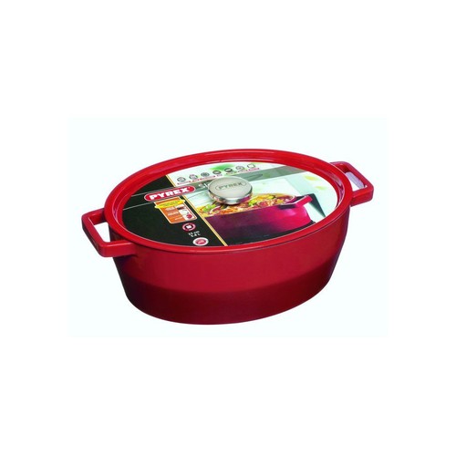 Cocotte ovale pyrex - -,