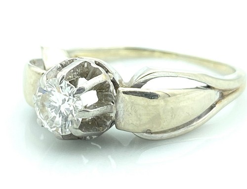 Magnifique bague solitaire - magnifique, or
