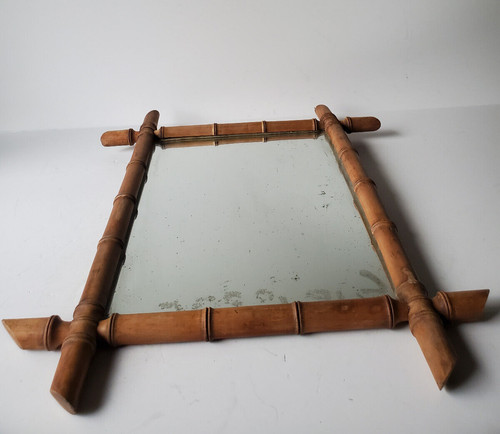 Ancien miroir bois - ancien,