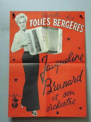 Affiche ancienne folies - affiche,