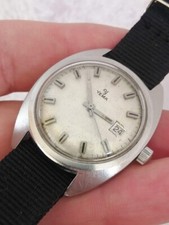 ANCIENNE MONTRE HOMME MECANIQUE VINTAGE WATCH YEMA  CLASSIQUE ACIER CALENDAIRE