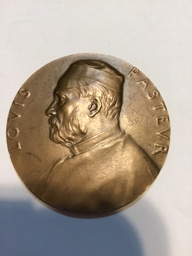 Médaille louis pasteur - pasteur, bronze