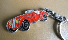 Porte cle métal Voiture ancienne cabriolet, garage Automobile Station Service.