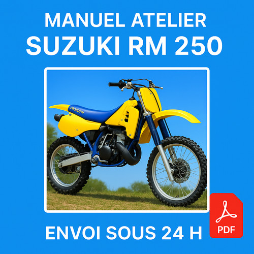 Manuel atelier suzuki 250 - suzuki, rm
