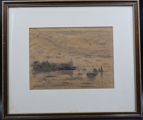Tableau ancien dessin - tableau, marine