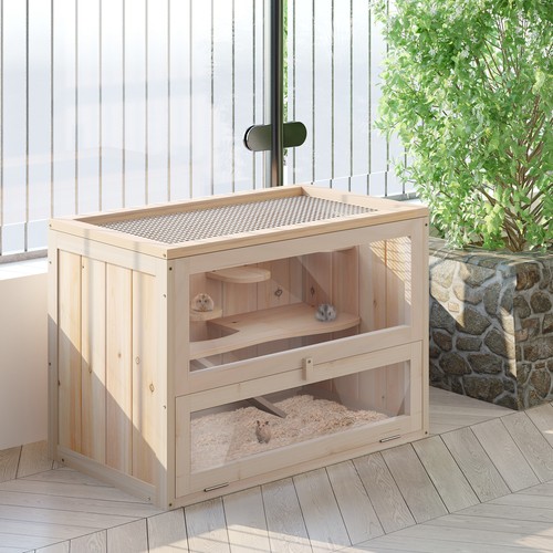 Level hamster cage with - 2-level,
