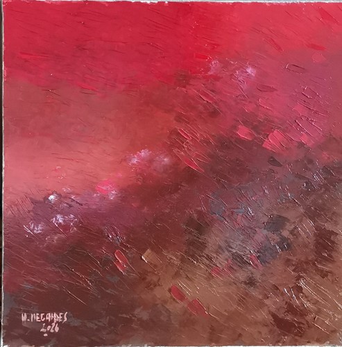 Huile sur toile abstrait - huile,