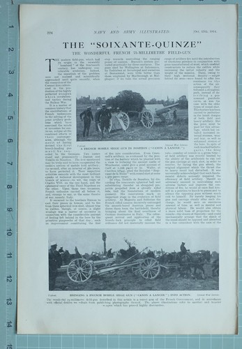1914 ww1 imprimé français - 1914, 75