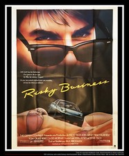 RISKY BUSINESS Tom Cruise Large French Grande Vintage Movie Poster Original 1983