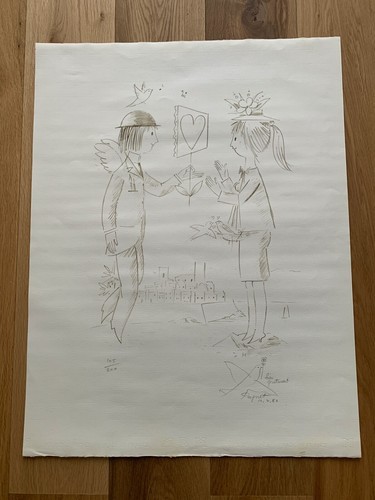 Lithographie signée - lithographie,